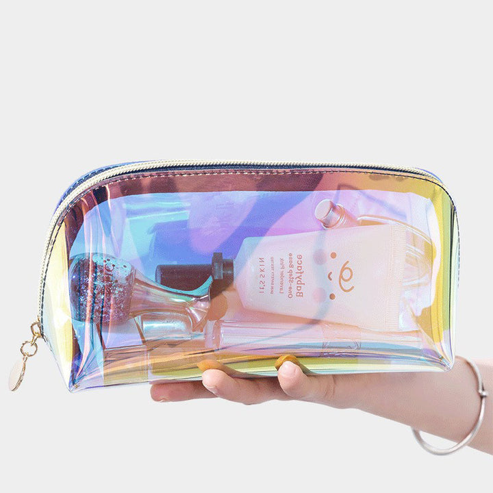 Large Waterproof Laser Cosmetic Bag Image 2