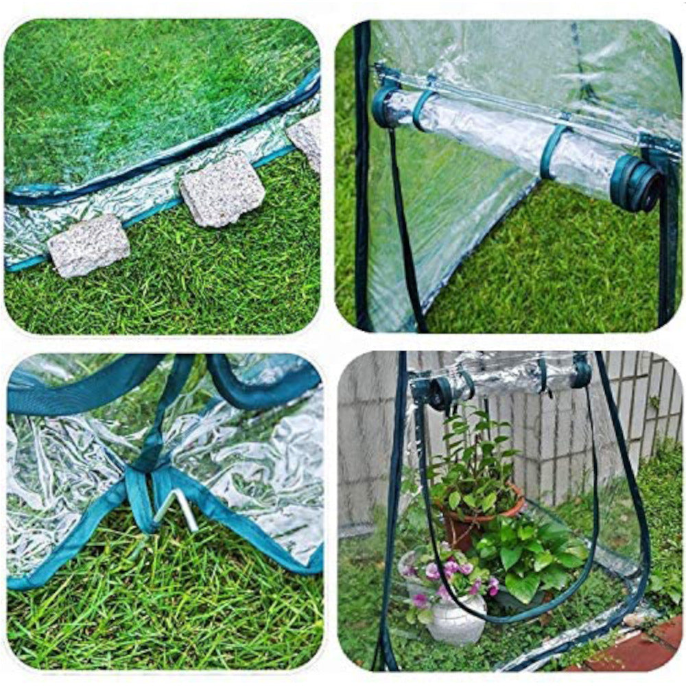 Foldable Portable Garden Flower Mini Heat Preservation Cover Image 8