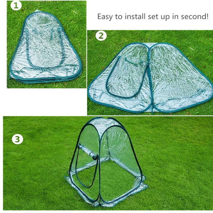 Foldable Portable Garden Flower Mini Heat Preservation Cover Image 9