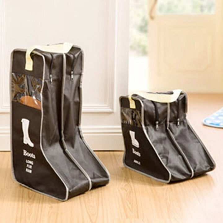 Home Storage Bag Visible Dustproof Boot Cover Image 3