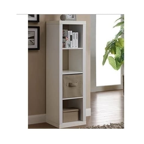 Better Homes and Gardens 4-Cube Organizer Storage Bookcase Bookshelf Image 1