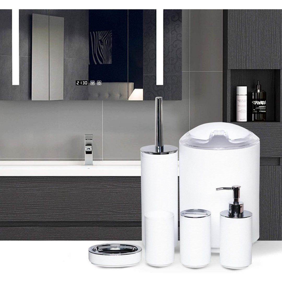 Bathroom Accessories Set 6 Piece Bath Ensemble Image 1