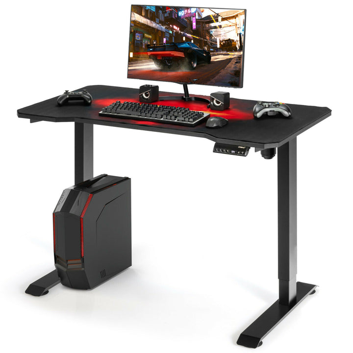 Electric Standing Gaming Desk Sit to Stand Height Adjustable Splice Board Image 1