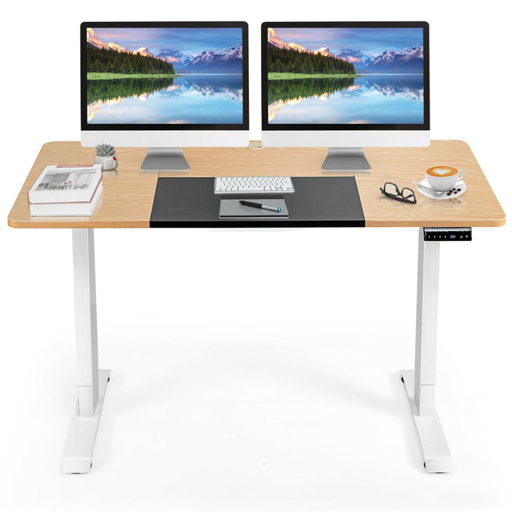 Electric 55x28 Standing Desk Sit Stand Height Adjustable Splice Board Image 1