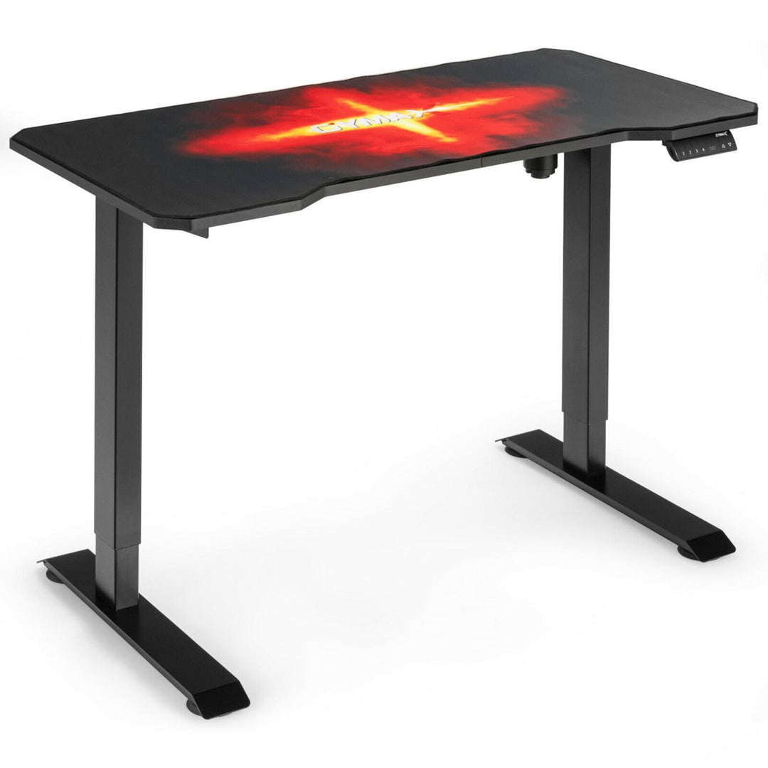 Electric Standing Gaming Desk Sit to Stand Height Adjustable Splice Board Image 10