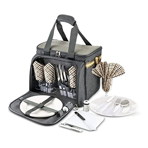 Extra Large Premium Picnic Basket for 4 Image 1