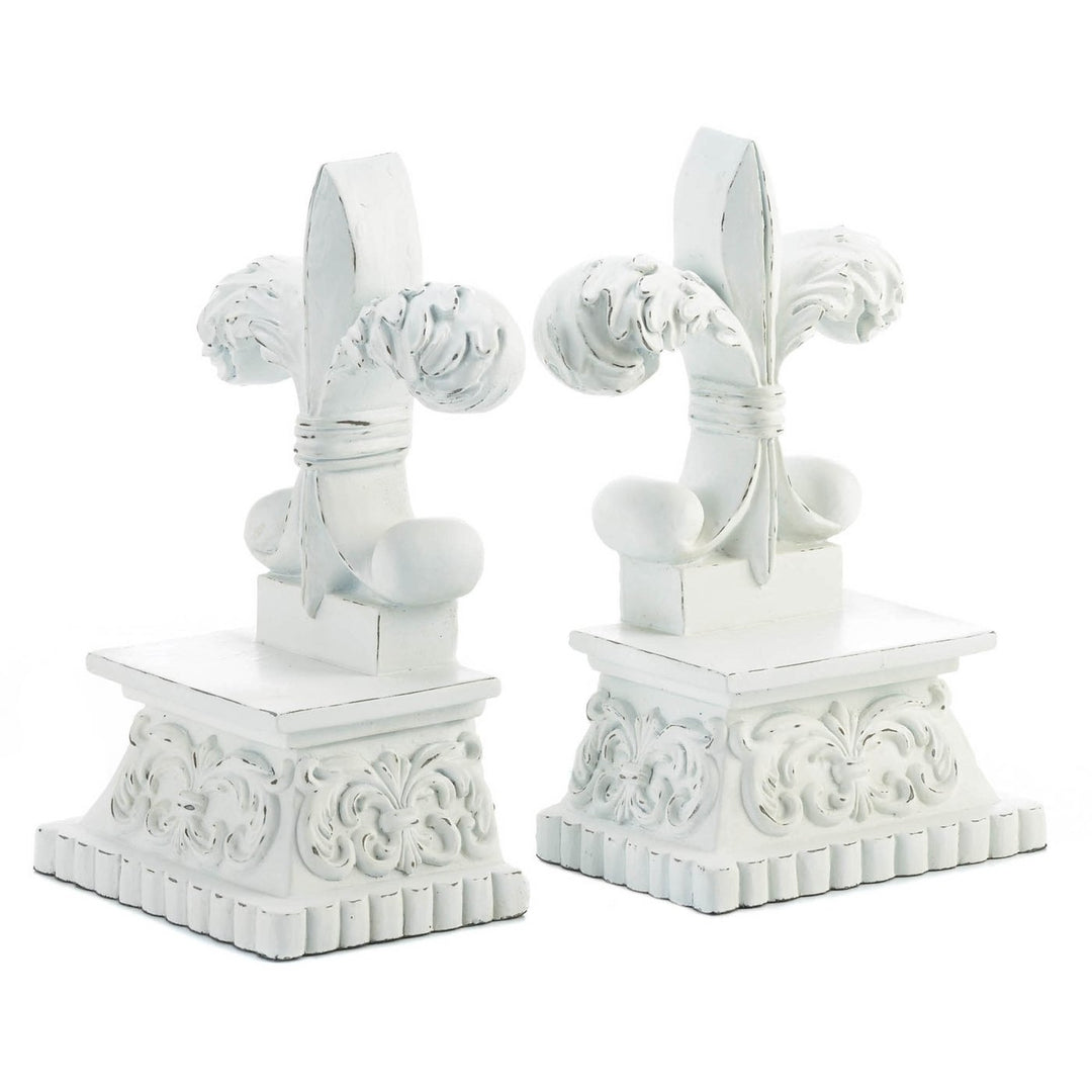 FLEUR-DE-LIS BOOKENDS Image 1