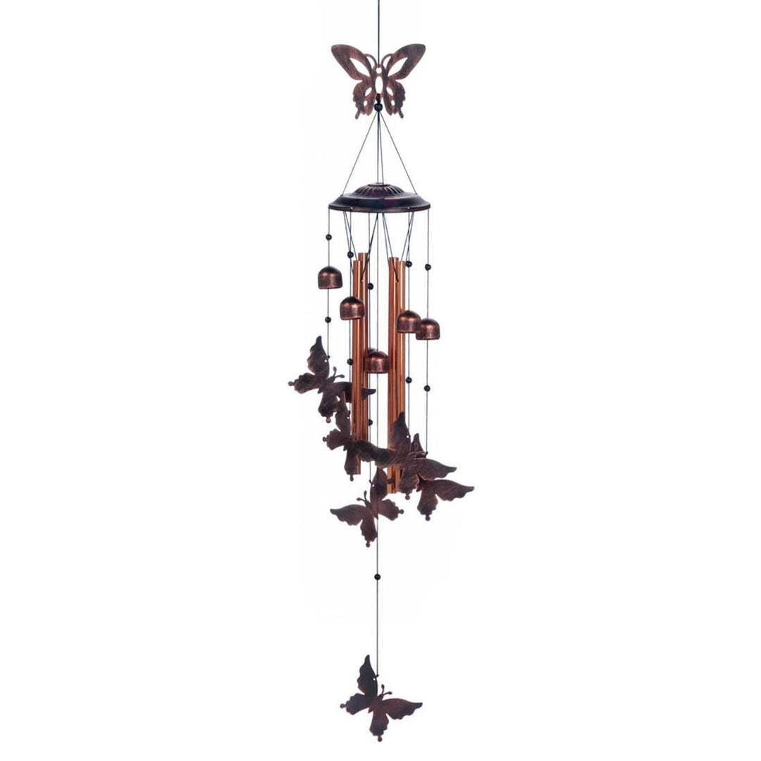 FLUTTERING BUTTERFLIES WIND CHIMES Image 1