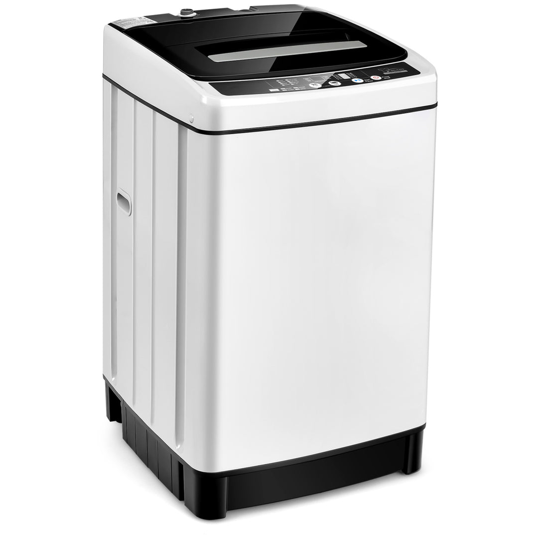 Compact Full-automatic Washing Machine Laundry Washer w/ 11 lbs Capacity Image 2