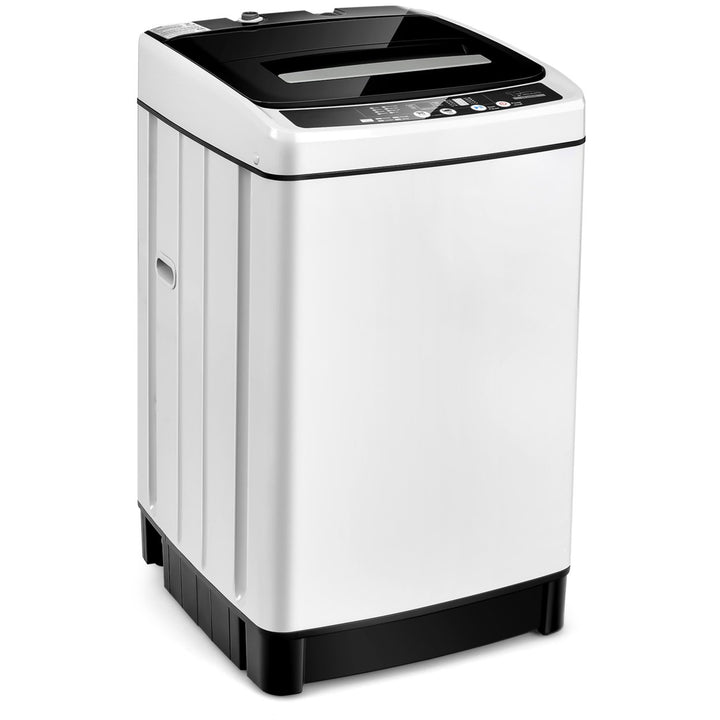 Compact Full-automatic Washing Machine Laundry Washer w/ 11 lbs Capacity Image 1