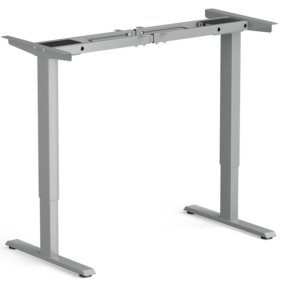 Dual-Motor Stand up Desk Frame Workstation Base w/ Adjustable Width and Height Image 2