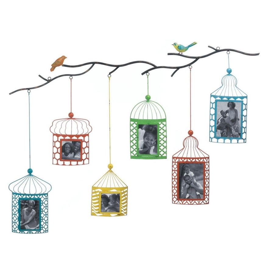 BIRDCAGE PHOTO FRAME DECOR Image 1