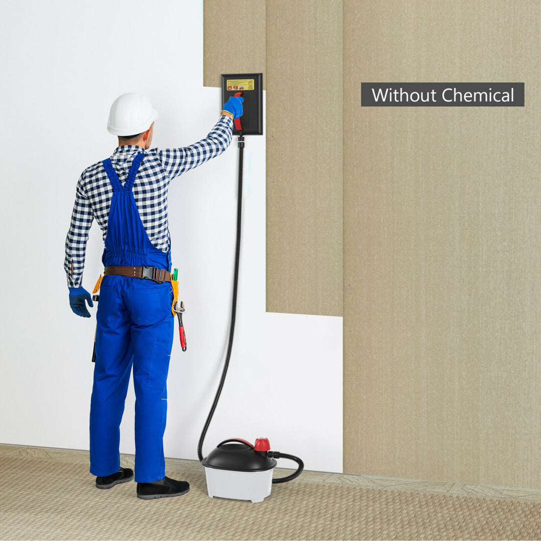 1500W Wallpaper Steamer Chemical-free Wallpaper Removal w/ 1 Gallon Reservoir Image 4