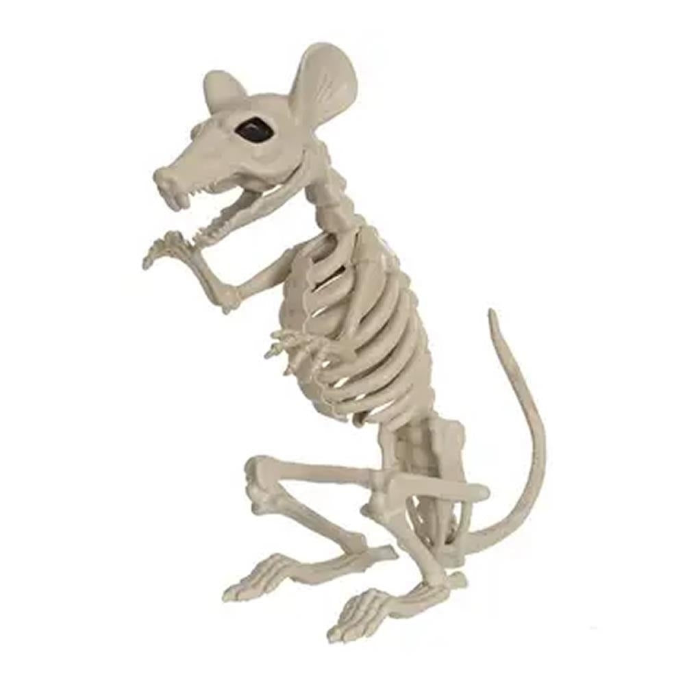 Crazy Bonez Ghostly Skeleton Rat Black Light Responsive 11.5" Halloween Prop Seasons W81325 Image 4