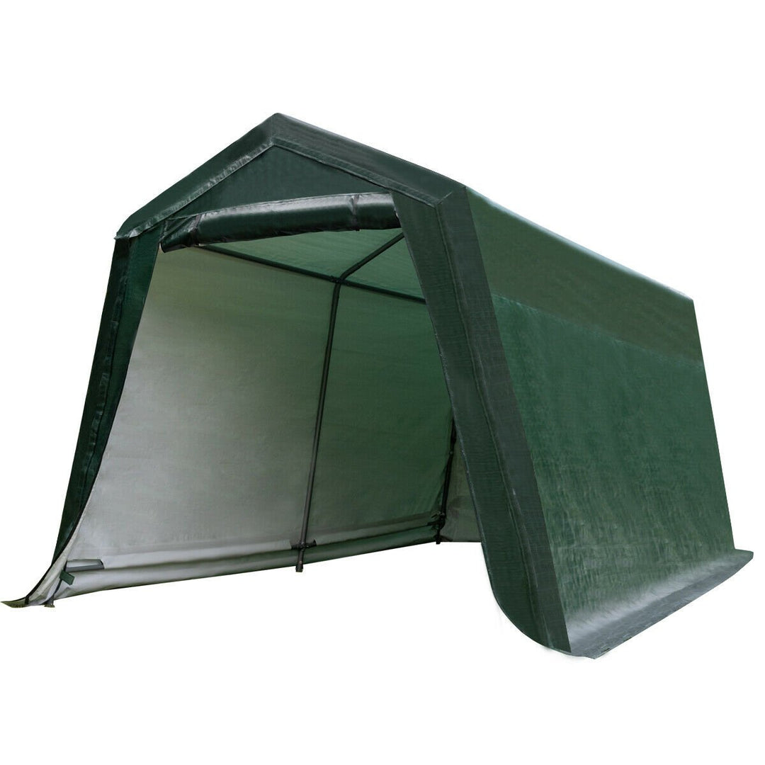 10x10 Patio Tent Carport Storage Shelter Shed Car Canopy Heavy Duty Green Image 1