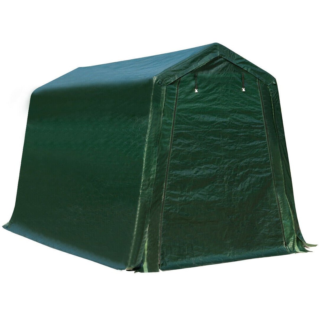 7x12 Patio Tent Carport Storage Shelter Shed Car Canopy Heavy Duty Green Image 8