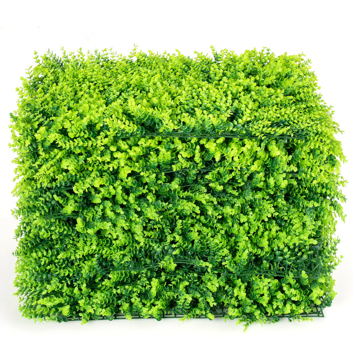 12PCS 16x24inch Artificial Eucalyptus Hedge Plant Privacy Fence Panels Image 8