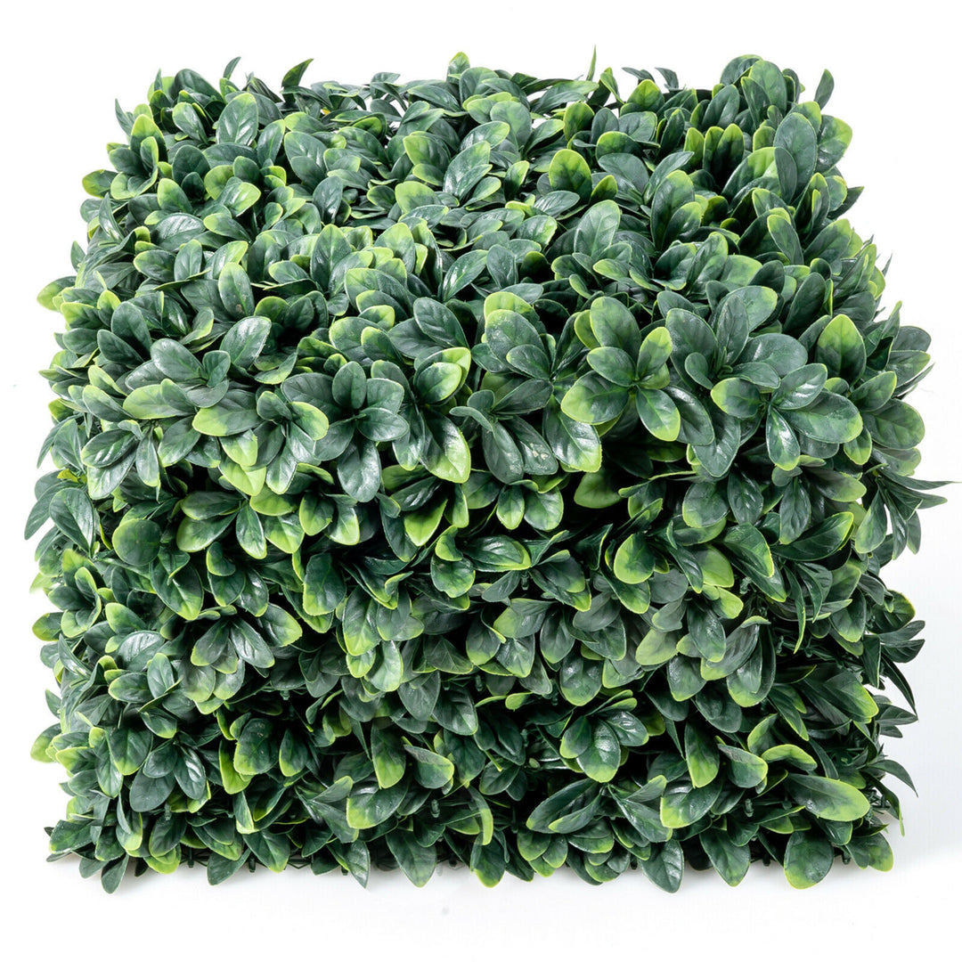 12PCS 20x20inch Artificial Ficus Hedge Plant Privacy Fence Hedge Panels Image 8