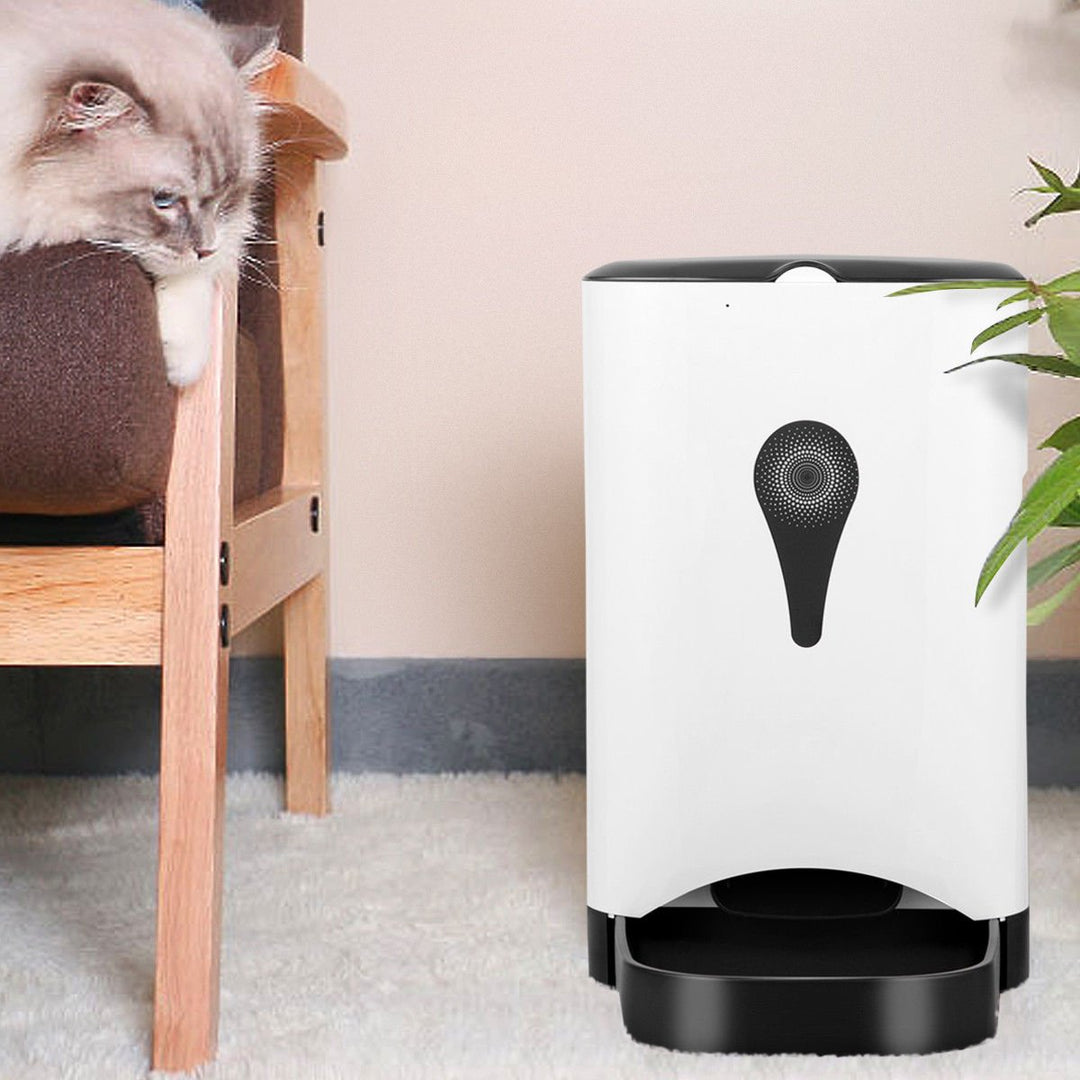 Automatic Pet Feeder for Dog Cat Food Dispenser Voice Recorder Timer Programable Image 2