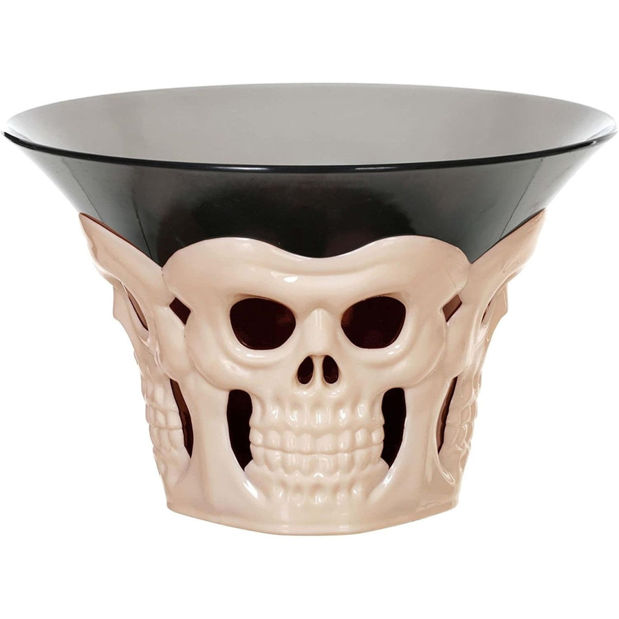 Bone Skull Candy Bowl Halloween Themed Spooky Party Treats 3D Dish Seasons Z18246 Image 1