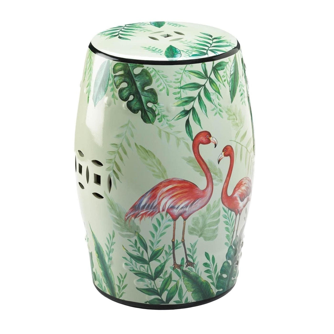 FLAMINGO GARDEN STOOL Image 1