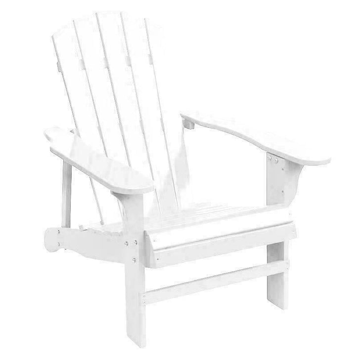 Adirondack Chair wood Outdoor Furniture Weatherproof Patio PoolSide Garden Image 1