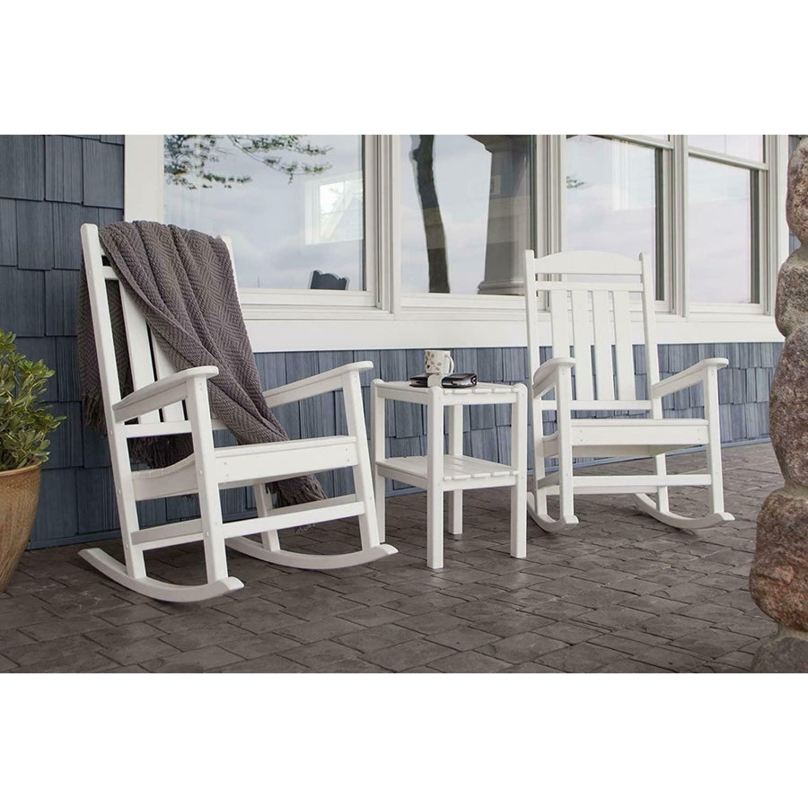 Wood Outdoor Rocking Chair Patio Furniture Porch Rocker Balcony Rocker Chair Image 1