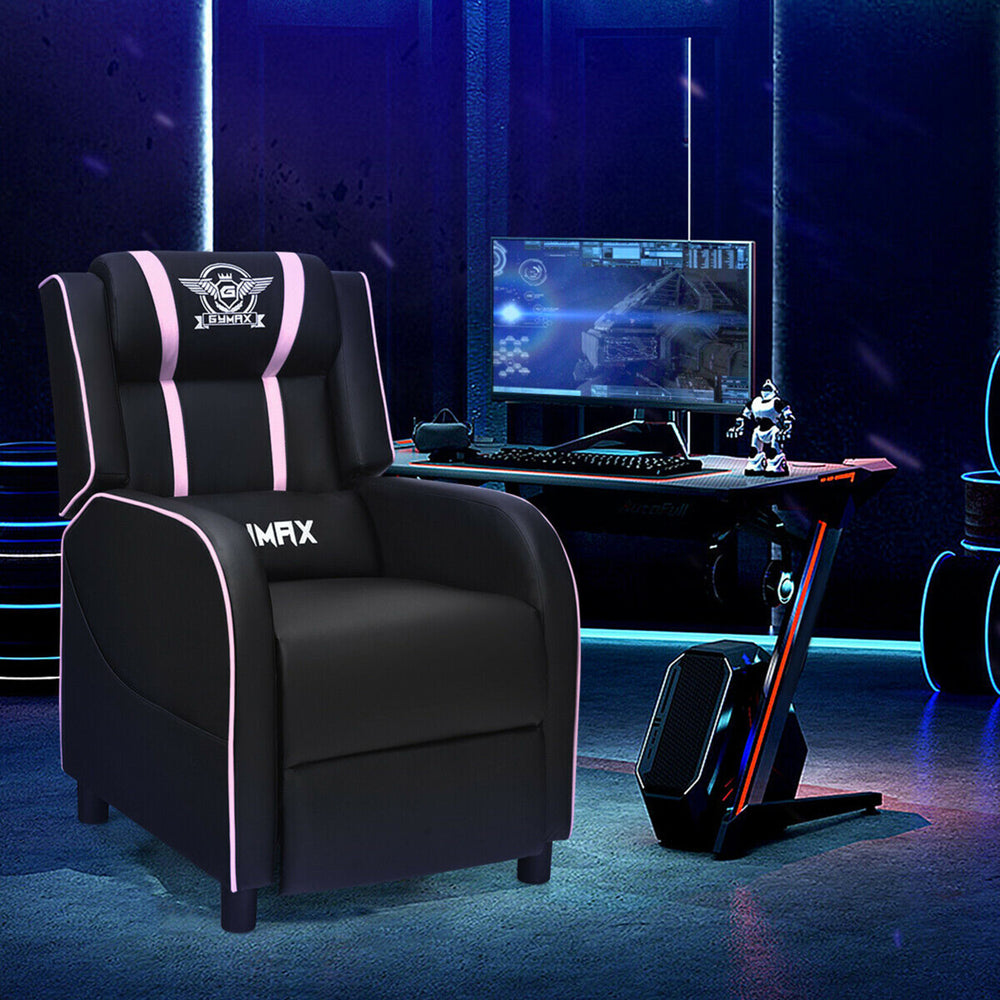 Massage Gaming Recliner Chair Racing Single Lounge Sofa Home Theater Seat Image 2