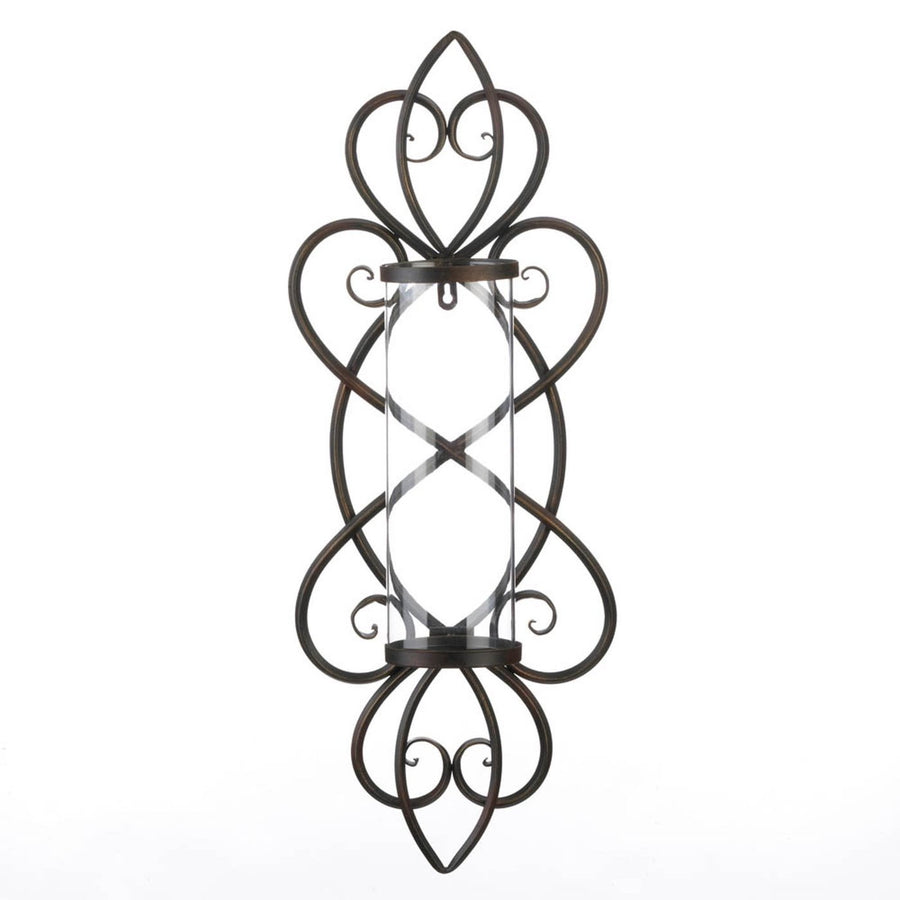 HEART SHAPED CANDLE WALL SCONCE Image 1