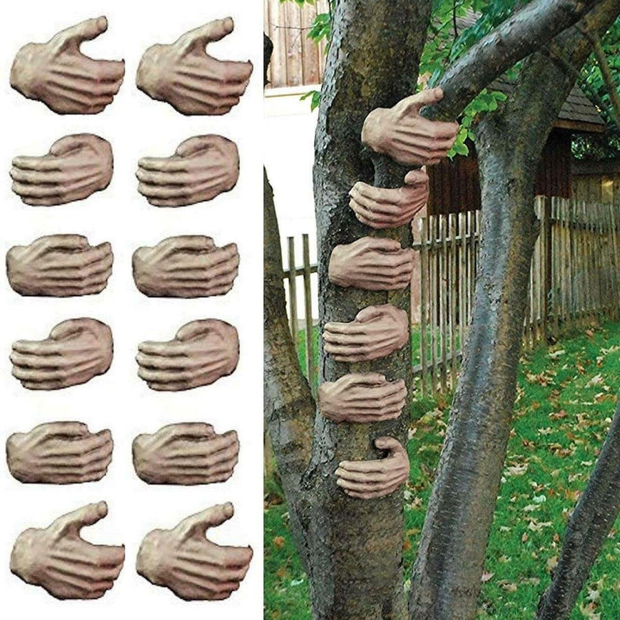 Seasons Tree Trunk Gripping Hands Decoration 12ct Halloween Lawn Prop W81524 Image 1