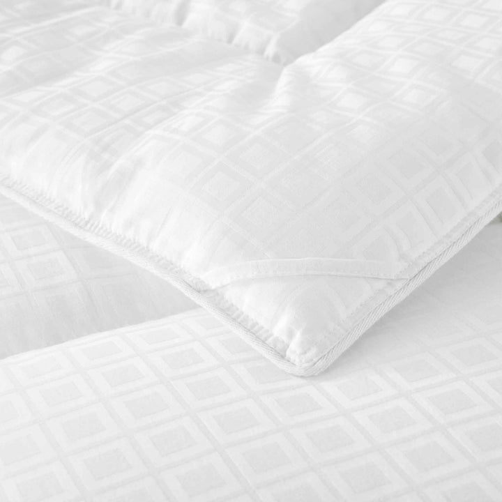 All Seasons Down Alternative Comforter, Dobby Square Quilted, Machine Washable Image 5