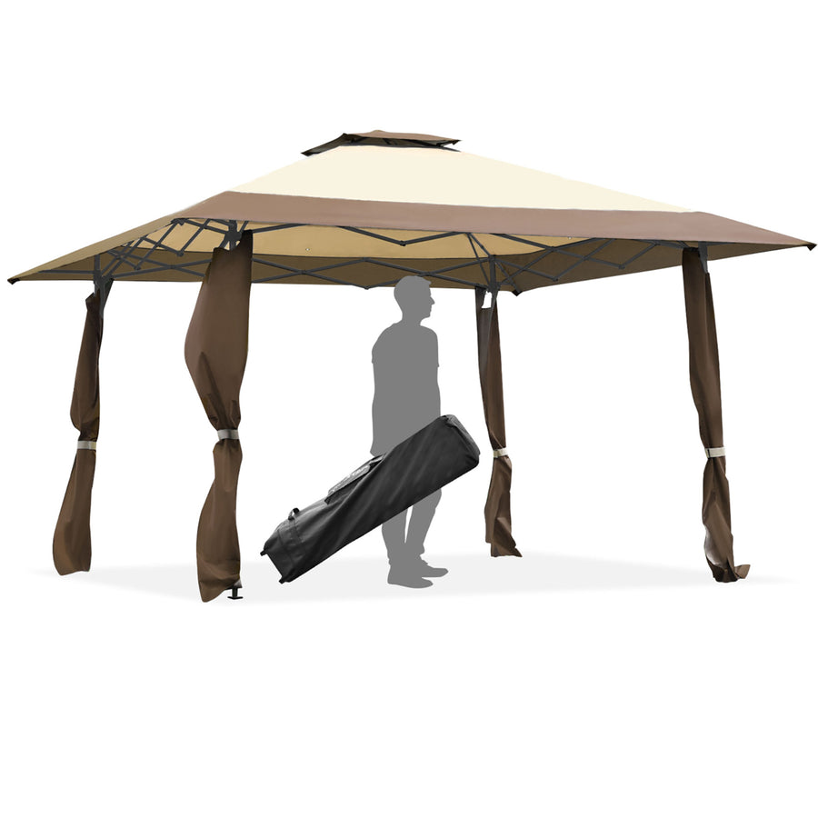 13x13 Gazebo Canopy Shelter Awning Tent Patio Garden Outdoor Companion Image 1