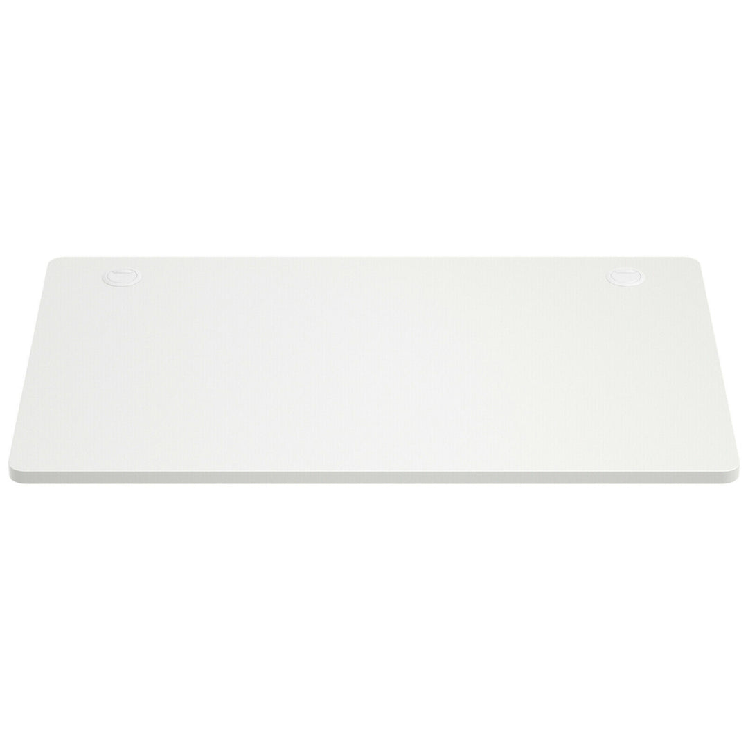 48 x 30 Universal Tabletop for Standard and Standing Desk Frame White Image 10