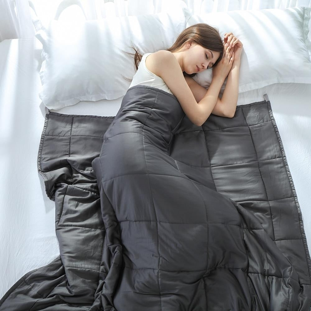 1 Piece Cotton Weighted Gravity Blanket for Adult Image 5