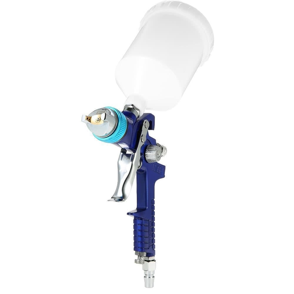 1.4mm Nozzle 600cc Professional Gravity Feed HVLP Paint Spray Gun Image 4