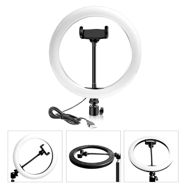 10" RGB Ring Lamp with Tripod Stand and Wireless Remote, 16 Light LED Colors Image 8