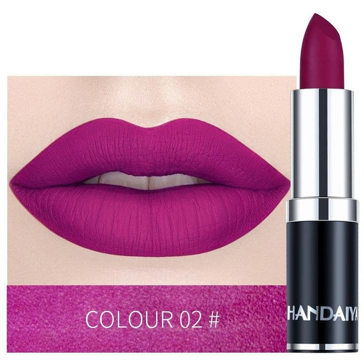 12 Colors Velvet Matte Lip Stick, Moisturizer Image 3