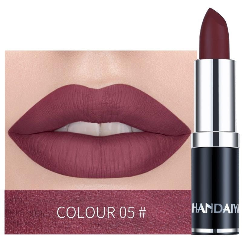 12 Colors Velvet Matte Lip Stick, Moisturizer Image 6