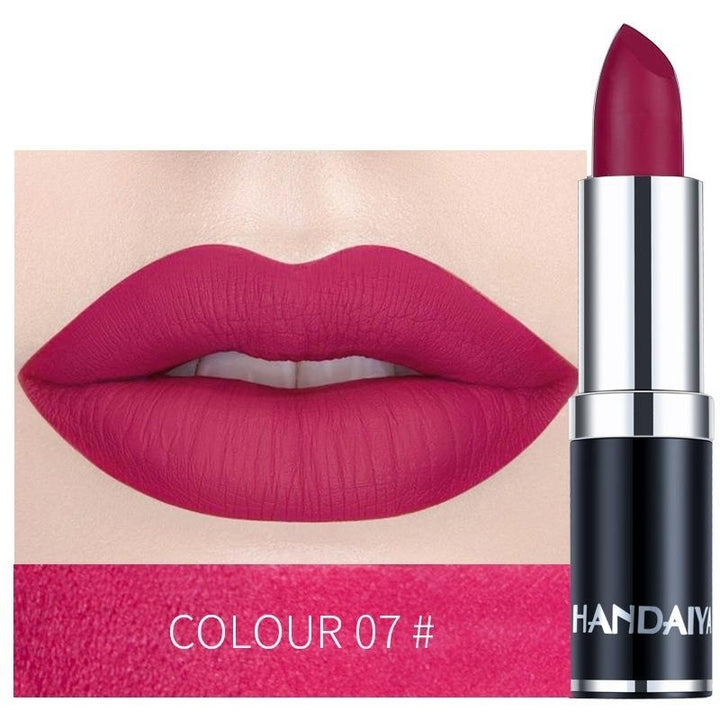 12 Colors Velvet Matte Lip Stick, Moisturizer Image 8