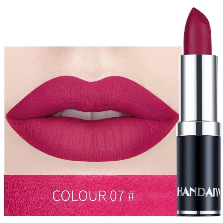 12 Colors Velvet Matte Lip Stick, Moisturizer Image 1