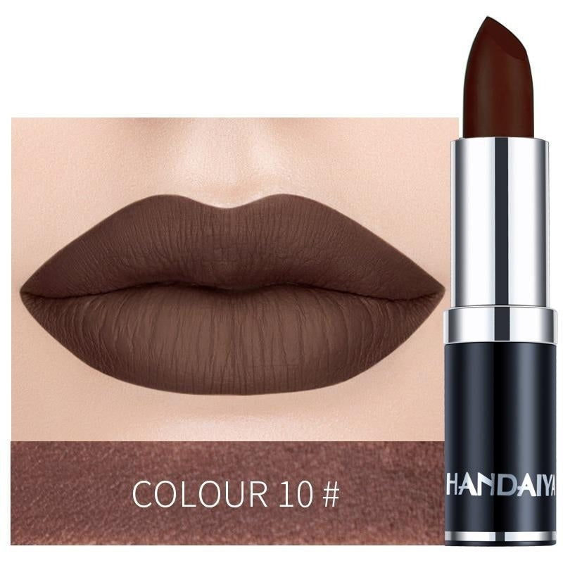 12 Colors Velvet Matte Lip Stick, Moisturizer Image 11