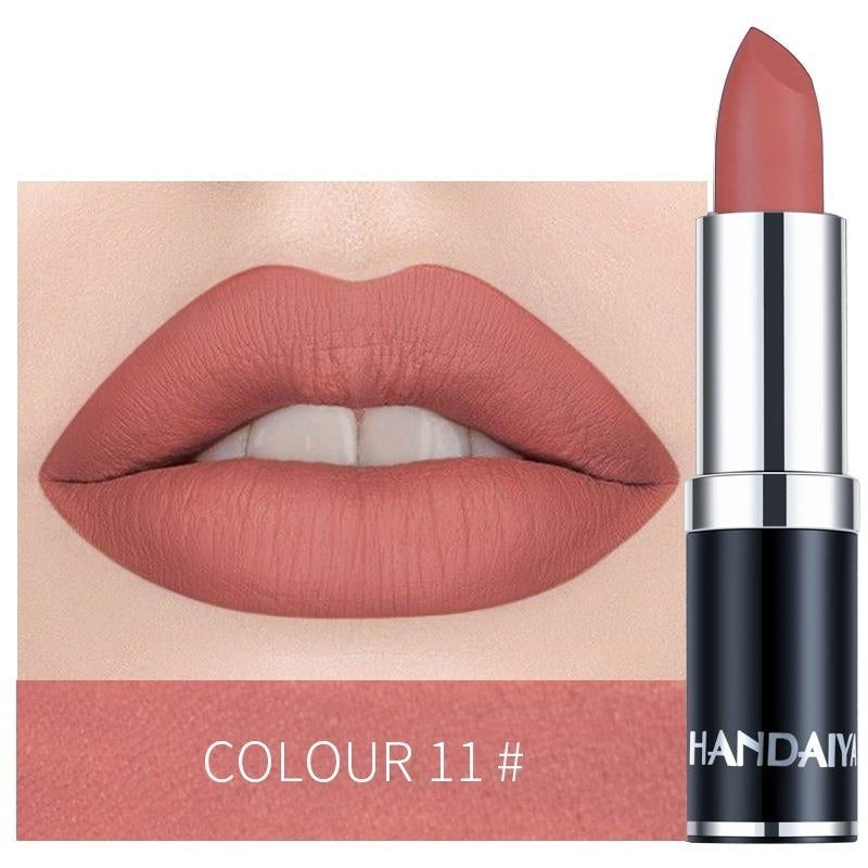 12 Colors Velvet Matte Lip Stick, Moisturizer Image 12