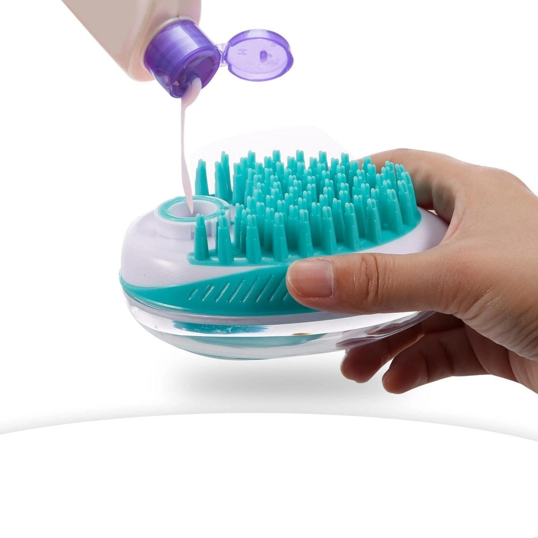 2 in 1 Pet Brush Bath Massage Brush Image 5