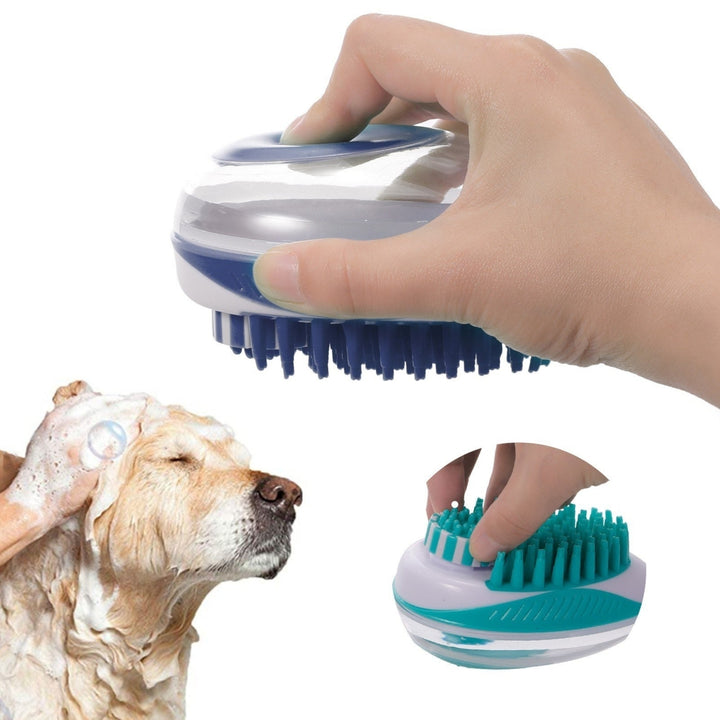 2 in 1 Pet Brush Bath Massage Brush Image 8