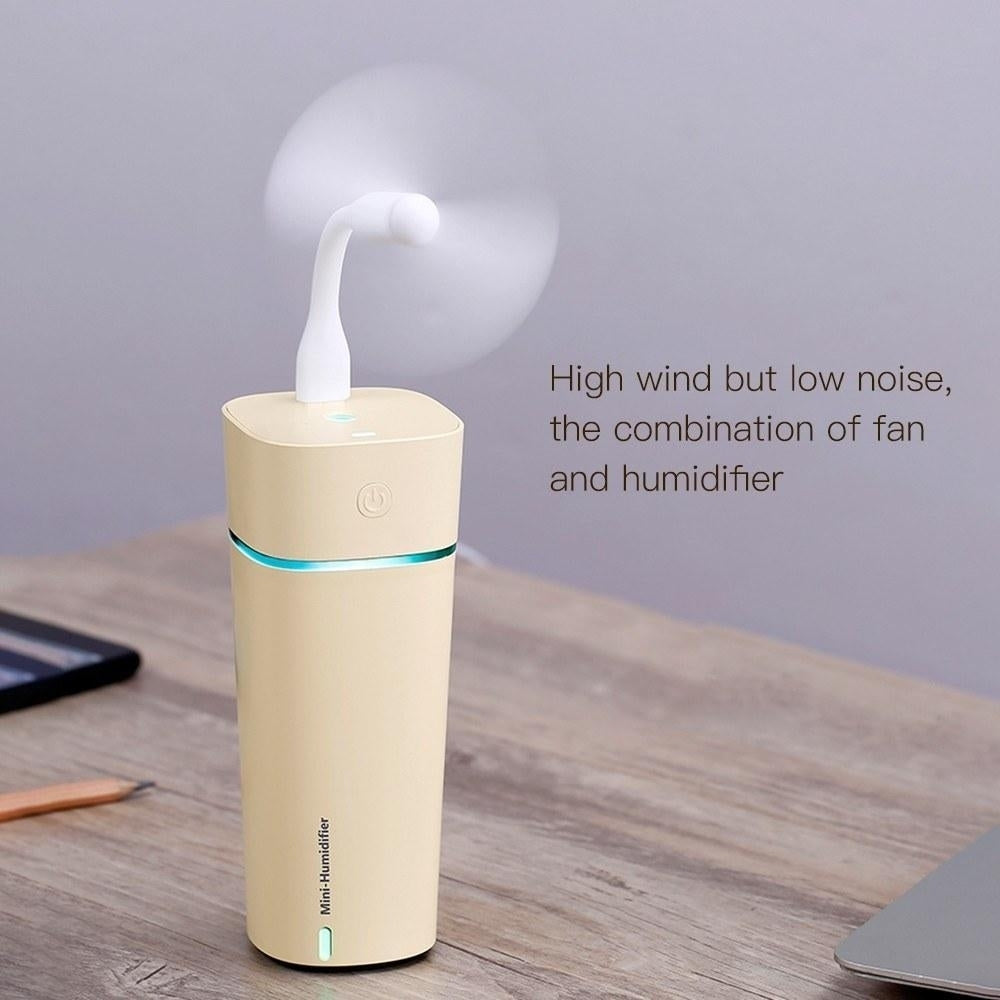 3 in 1 Mini Humidifier Fan Lamp Image 7