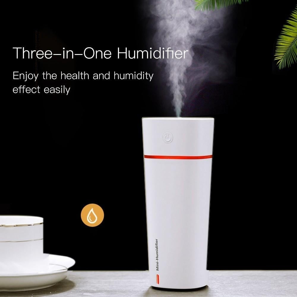 3 in 1 Mini Humidifier Fan Lamp Image 9