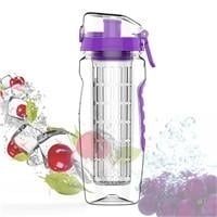 32oz 900ml Fruit Infuser Juice Shaker Sports Lemon Water Bottle Tour Hiking Portable Climbing Camp Image 6