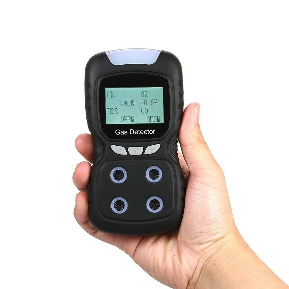 4 in 1 Gas Detector CO Monitor Digital Handheld Toxic Carbon Monoxide Hydrogen Sulfide Tester Image 4