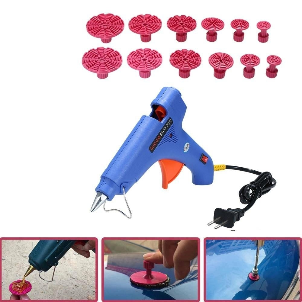 49pcs Auto Car Body Paintless Dent Puller Lifter Repairing Removal Hail Glue Machine Tools Kit Image 7