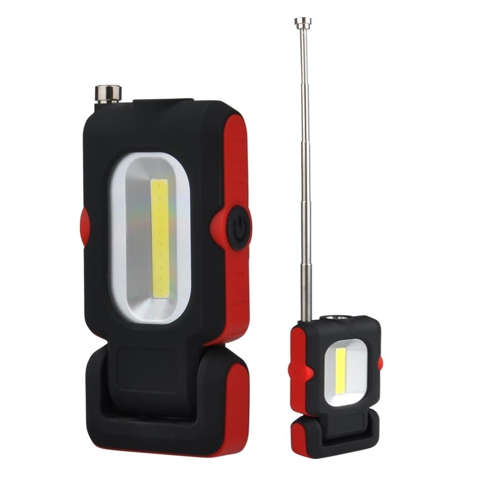 5 in1 LED + COB Dual Light Magnetic Antenna Picker Work Light Image 6